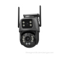 ICsee Outdoor 6MP Dual Lens PTZ IP Security Camera with WiFi Tracking and Two-way Audio